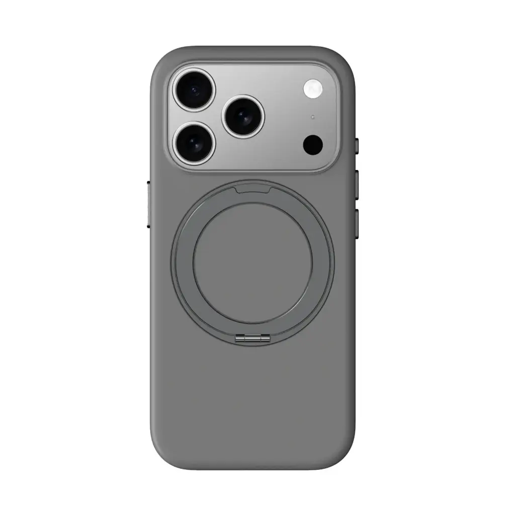 AMAZINGTHING CLOUDIE MAGSPIN DROP PROOF CASE FOR IPHONE 17 PRO 6.3 (Color: GREY)