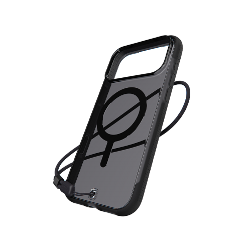 كفر BodyGuardz Ace Pro MagSafe لـ iPhone 17 Pro - Smoke Black