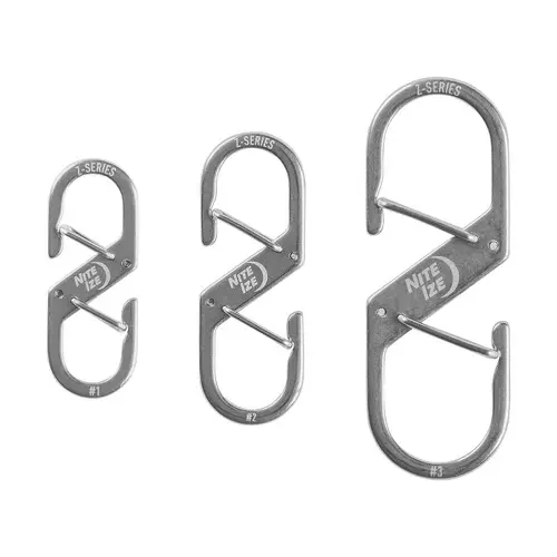NiteIze Z-SeriesTM #1 Dual Carabiner - 2 Pack