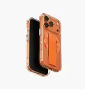 Uniq Hybrid Heldro Air MagSafe Case for iPhone 17 Pro - Volt Orange