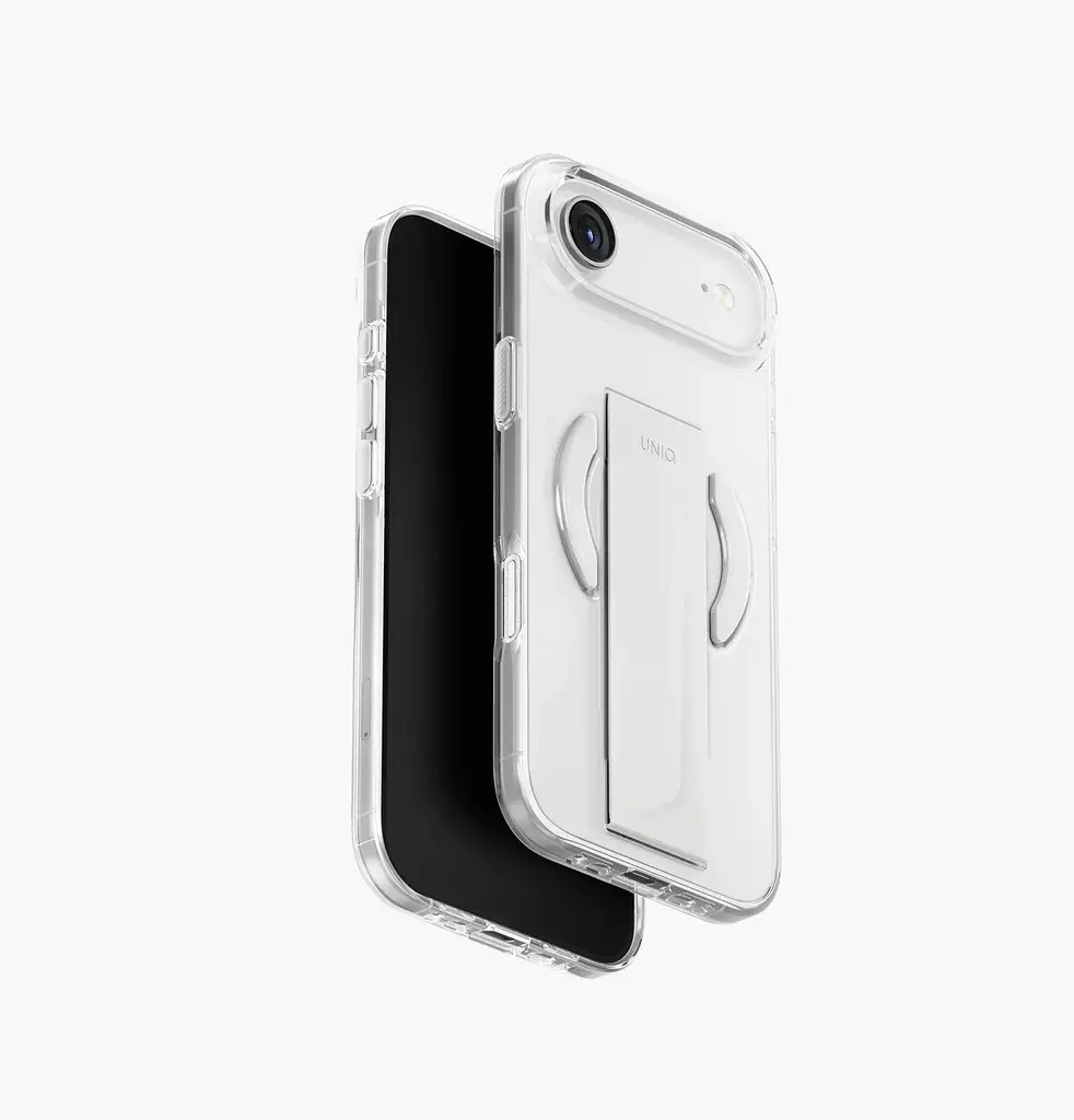 كفر UNIQ Hybrid Heldro Air MagSafe لـ iPhone Air - رمادي دخاني