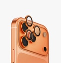 واقي عدسة كاميرا UNIQ Optix Prime سافاير ستانلس ستيل لـ iPhone 17 Pro و 17 Pro Max - برتقالي