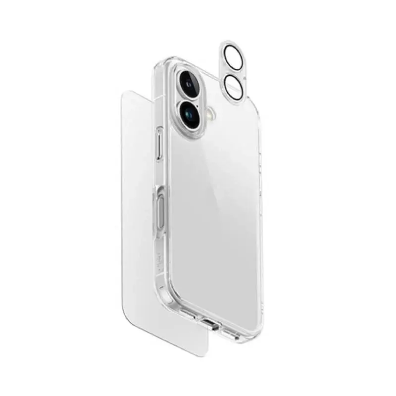 باقة حماية UNIQ Hybrid Clearvue MagSafe 360 لـ iPhone 17 - شفاف