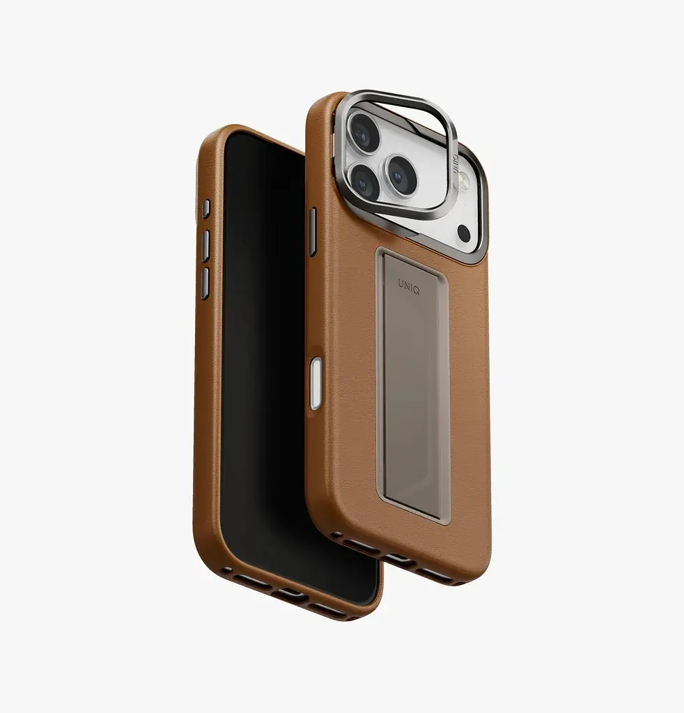 Uniq Hybrid Heldro Pro MagSafe Case for iPhone 17 Pro Max - Caramel