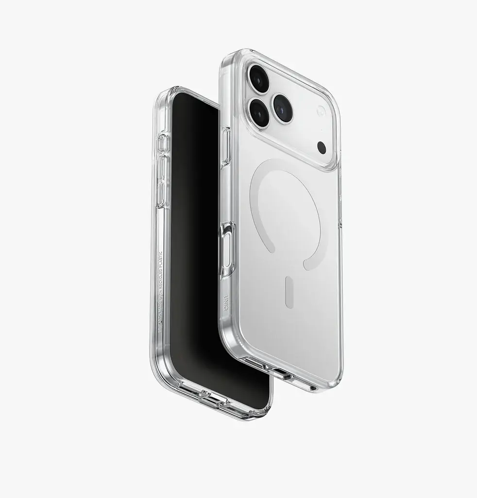 Uniq Hybrid Clario Magsafe Case for iPhone 17 Pro Max - Lucent Clear