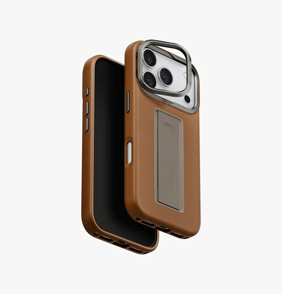 كفر UNIQ Hybrid Heldro Pro MagSafe لـ iPhone 17 Pro - كراميل