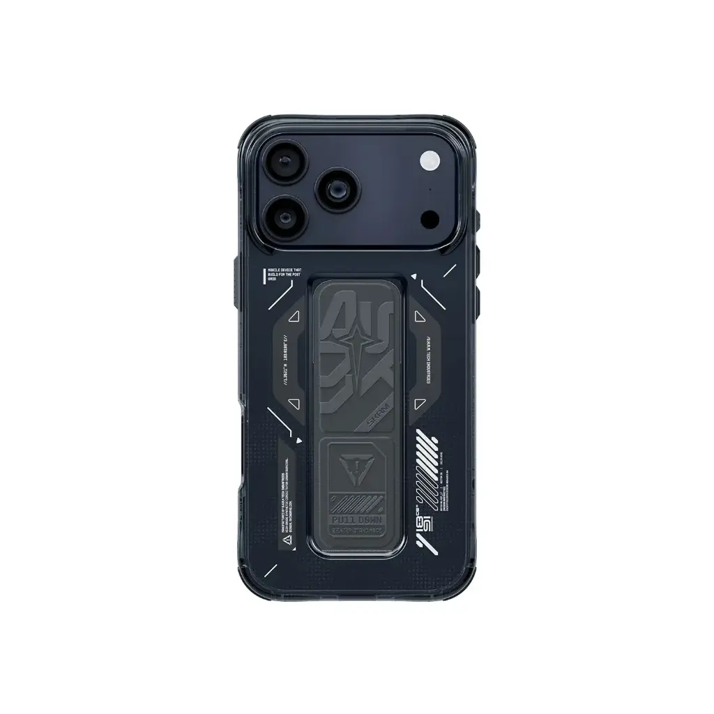 SkinArma Helio MagSafe Case With Grip Stand for iPhone 17 Pro - Graphite