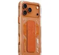 SkinArma Helio MagSafe Case With Grip Stand for iPhone 17 Pro Max - Orange