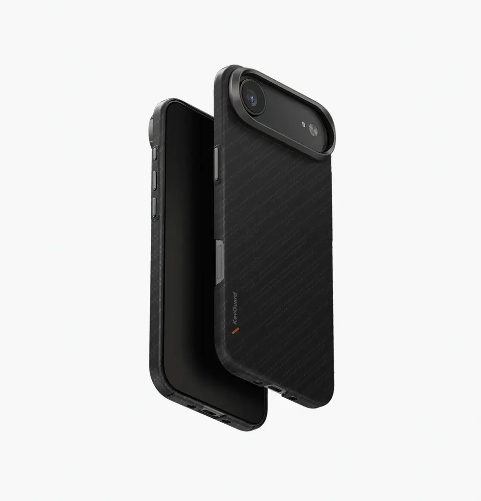 Uniq Hybrid Keva Edge MagSafe Case for iPhone Air - Carbon Black