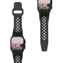 UAG Apple Watch 49/45/44/42 Monarch Strap (Black/Titanium)