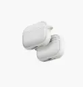 كفر UNIQ Veren مع مشبك لـ AirPods Pro 3 - أبيض طباشيري مطفي