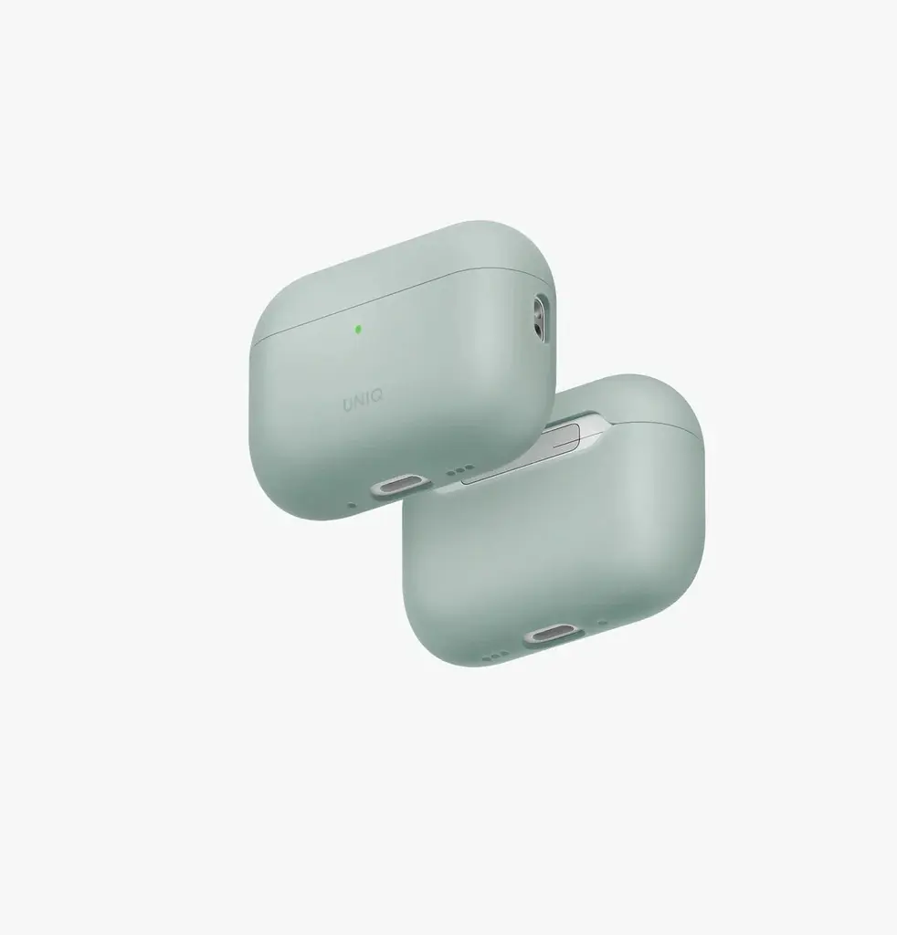 كفر UNIQ Hybrid Lino لـ AirPods Pro 3 - أخضر فاتح