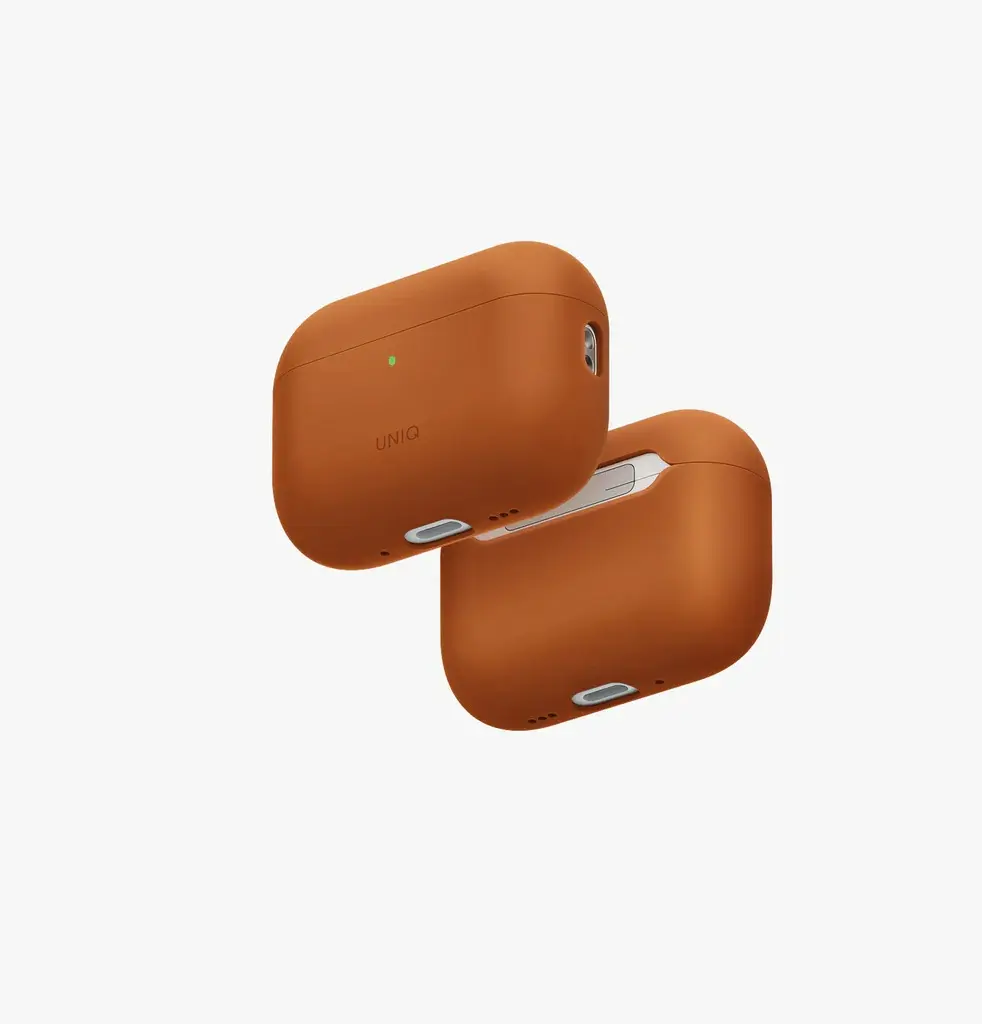 كفر UNIQ Hybrid Lino لـ AirPods Pro 3 - برتقالي