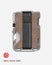 AULUMU G03 Multi-Tool Magnetic Metal Wallet Leather Cover - Genuine Leather