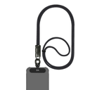 كيبل SIA Power Link بحبل تعليق مغلف بالقماش USB-C إلى USB-C بقوة 60W وطول 1.2M - أسود