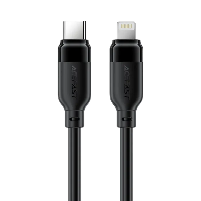 AceFast C2-01 USB-C to Lightning zinc alloy silicone charging data cable