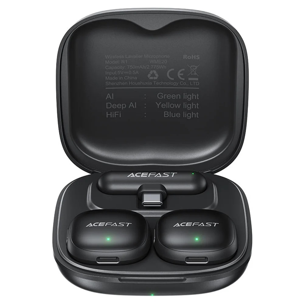 AceFast R1 wireless lavalier microphones Type C