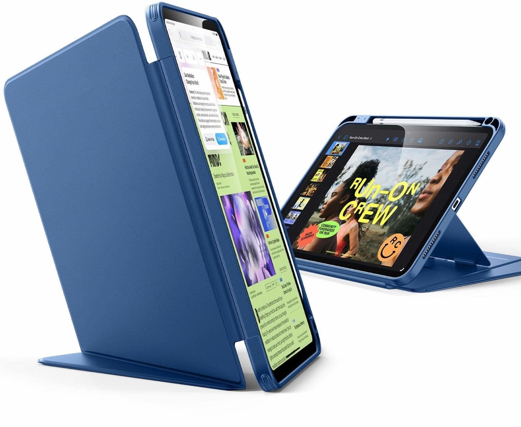 ESR iPad 11 inch/10.9 inch 11th Gen(A16)/10th Gen Flip Hybrid Case (Pencil Holder) blue