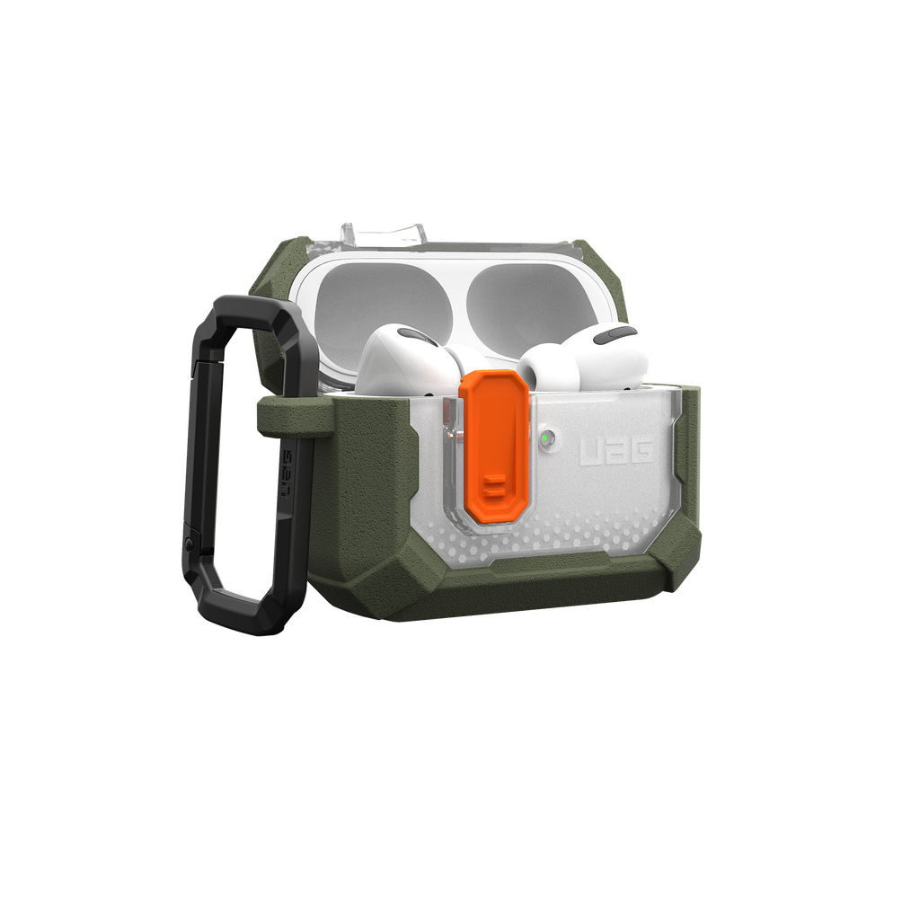 جراب UAG لسماعات Apple AirPods Pro من الجيل الثالث بتقنية البلازما (زيتوني)