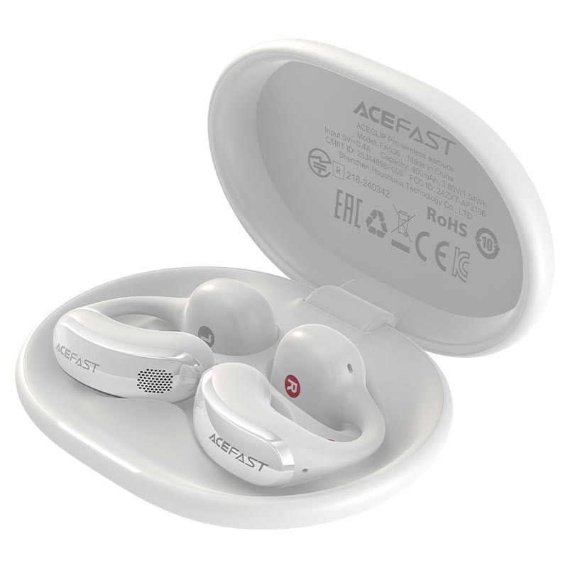 FA006 ACECLIP Pro wireless earbuds - white