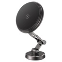 D30 magnetic folding wireless charging car holder,black