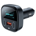 B5 101W (2C+A) metal car charger with OLED smart display