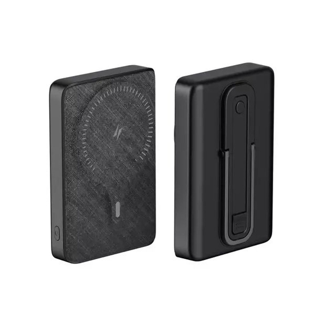 BRAVE 20W 10000mAh Magnetic Mini Pocket Portable Wireless Power Bank with Kickstand and Grip