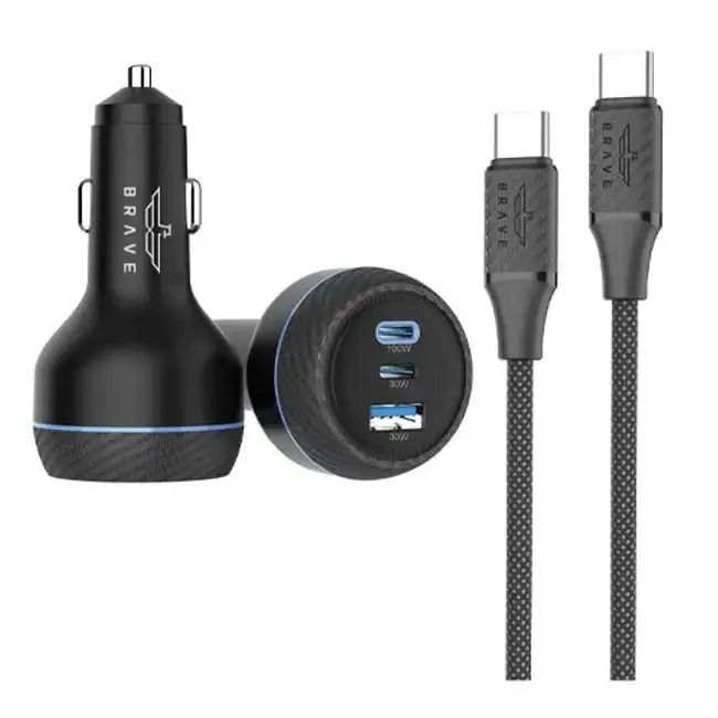 BRAVE 160W 3Port PD+QC Car Charger