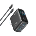  Anker Charger (100W, 3 Ports, Smart Display)