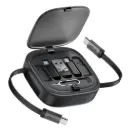 AceFast multifunctional travel set with retractable charging data cable 