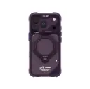 SKINARMA IPHONE 18 PRO 6.3" (2026) WITH SATURN ROTATING KICKSTAND BURGUNDY