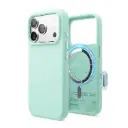 Elago iPhone 18 Pro/17 Pro Magnetic Silicone Case (Camera Control Key Included) (Aqua Sky)