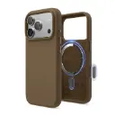 Elago iPhone 18 Pro/17 Pro Magnetic Silicone Case (Camera Control Key Included) (Brown)