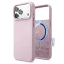 Elago iPhone 18 Pro Max/17 Pro Max Magnetic Silicone Case (Camera Control Key Included) (Light Lilac)