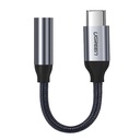 ugreen usb type c to 3.5 mm female cable 10 cm  gray