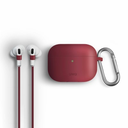 Uniq Vencer Silicone Hang Case for Airpods Pro - Burgundy Maroon 