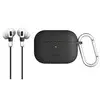 Uniq Vencer Silicone Hang Case for Airpods Pro - Charcoal Dark Grey 
