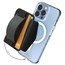 SINIMORU M-B GRIP 3 IN 1 MAGSAFE WALLET GRIP STAND OLIVE GREY