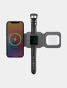 bazic gomag trio 3 in 1 foldable magnetic wireless charger grey