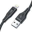 AceFast PHOTO SKU-T Price BAR CODE COLOR 1 C3-02 USB-A to Lightning TPE charging data cable