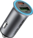 B16 95W (USB-A+USB-C) dual port metal car charger